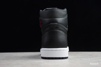 555088-060 BLACK - RETRO JORDAN RED SATIN 1 GYM HIGH 0812